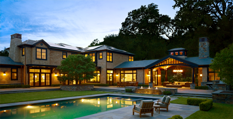 Project 2 - pool at dusk
